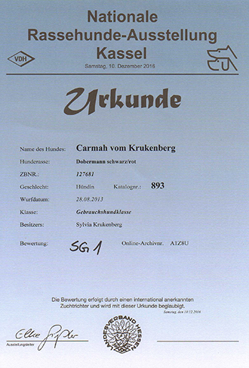 Carmah vom Krukenberg